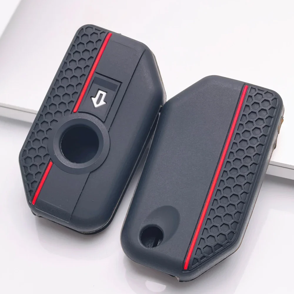 Silicone Motorcycle Key Case Cover FOB for BMW R1250GS R1200GS C400gt F750GS F850GS K1600B K1600GT R1200RS R1200RT F900R F900XR