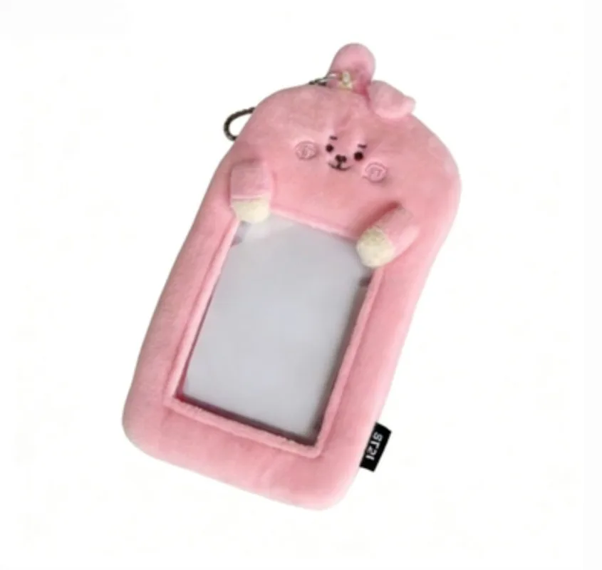 Latest model 2026 BT21 CHIMMY KOYA MANG SHOOKY 3-inch Card Holder with Photo Display Cover for Korean Celebrity ID Photo Cards view 3
