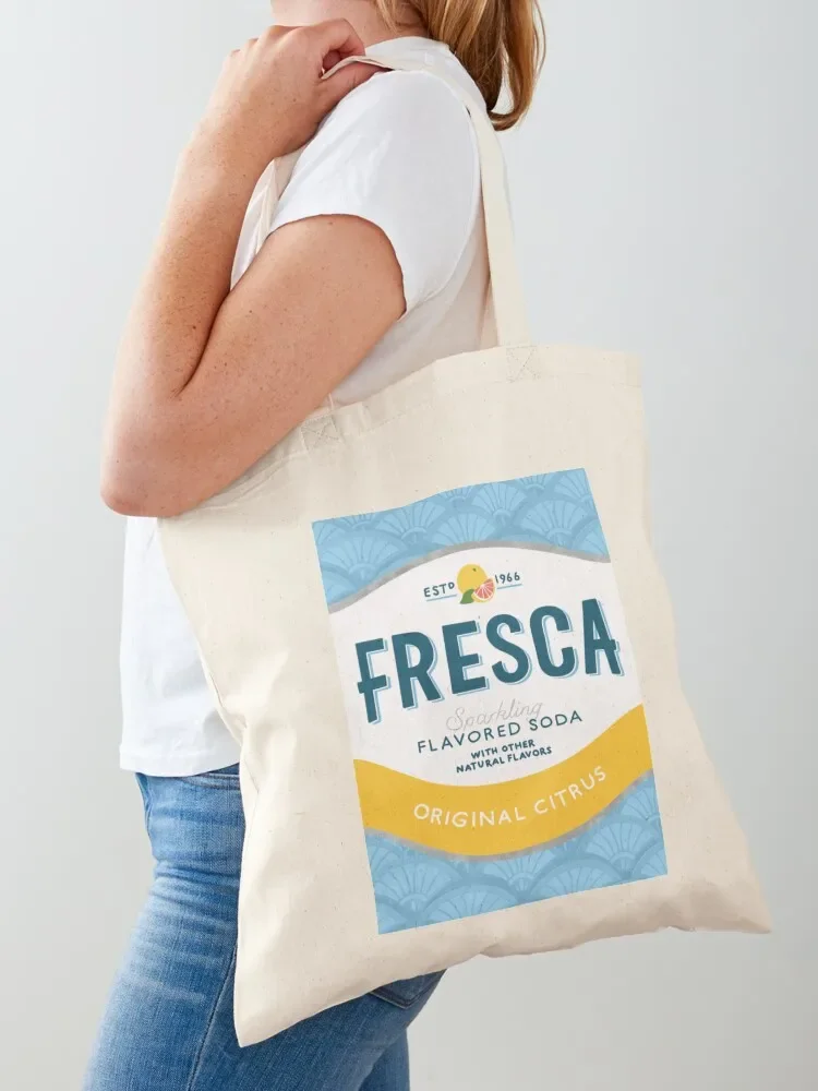 

Fresca Grapefruit Soda Tote Bag shopping bag Women's shopper bag Candy bags foldable reusable