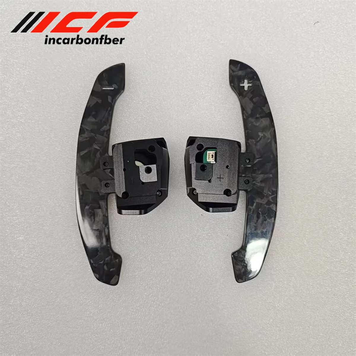 

Магнитные карбоновые подрулевые переключатели ICF для VW Golf 5, Golf 6, MK5, MK6, GTI, CC, удлинители для переключения передач на руле