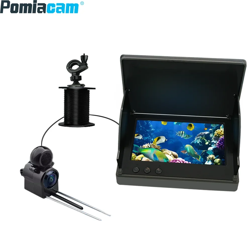 Fish Finder 4.3 Inch Portable IR night vision Underwater Fish Finder Fishing Camera5000 mAh Battery For Lake Ice Sea Fishing