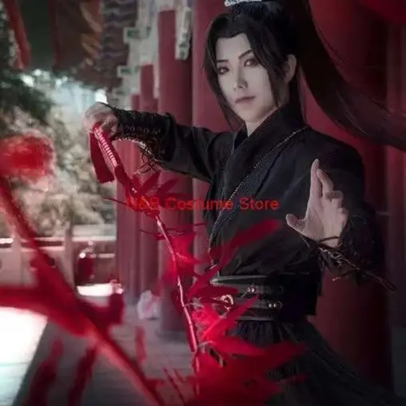 أزياء إريها مو ران شا بو لانج شخصية تشانغ جينغ التأثيرية TGCF المياه السوداء هو شوان متعددة الاستخدامات هانفو القديمة