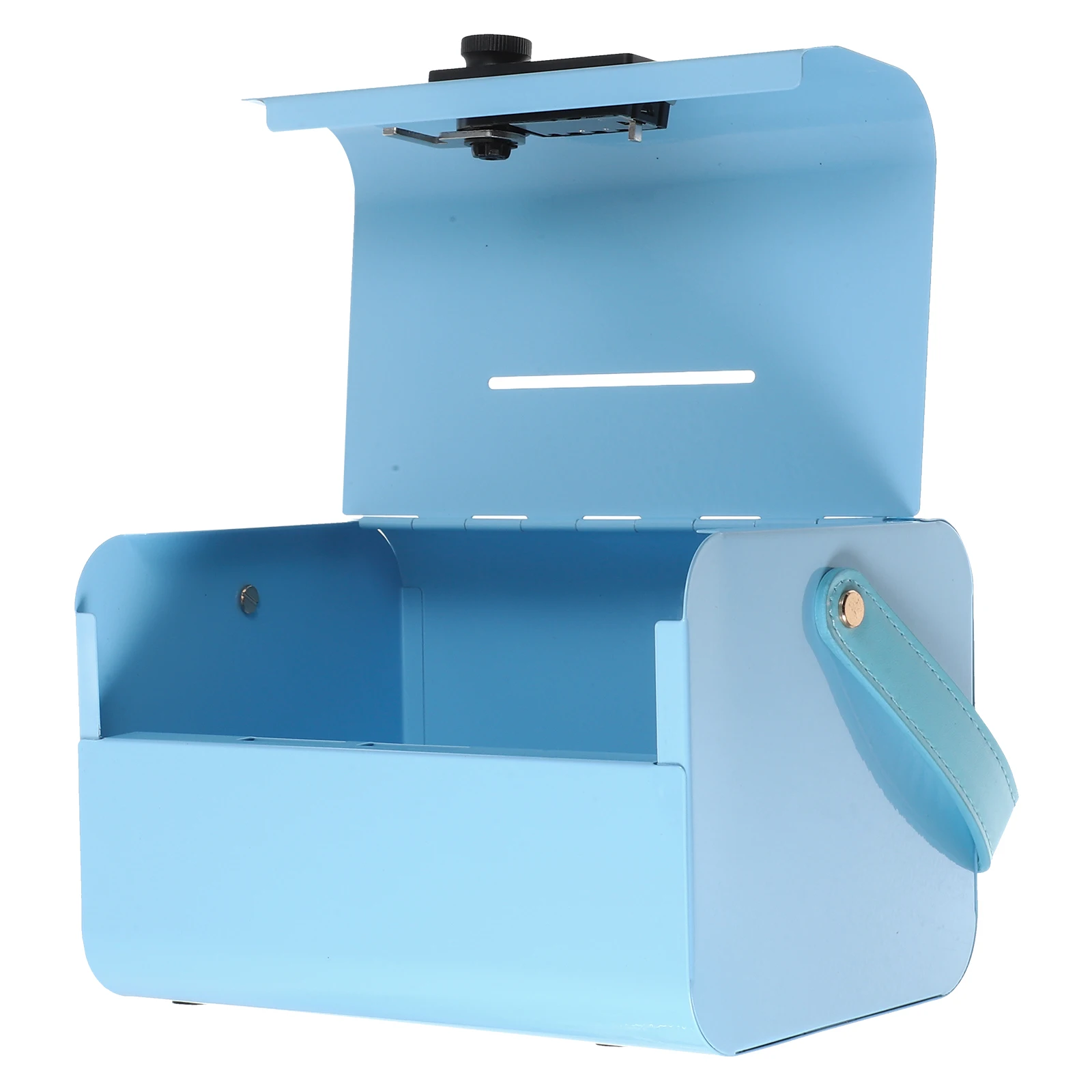 

Metal Password Lock Savings Box Handheld Kids Solid Color Character Design Coin Bill Storage Organizer Hair Tie Organizer Boxes