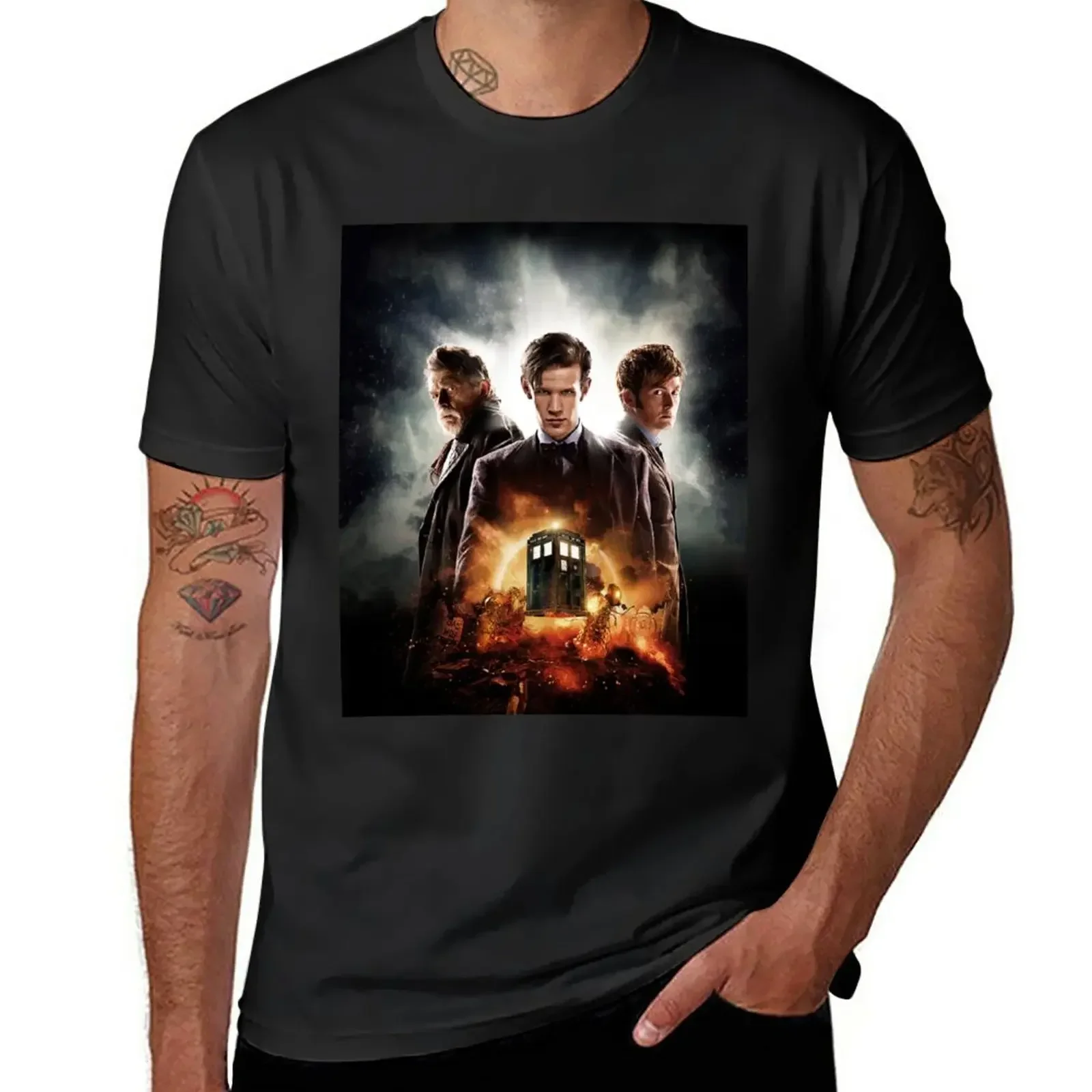 Day Of The Doctor T-Shirt summer clothes sports fans boys animal print plain t shirts men