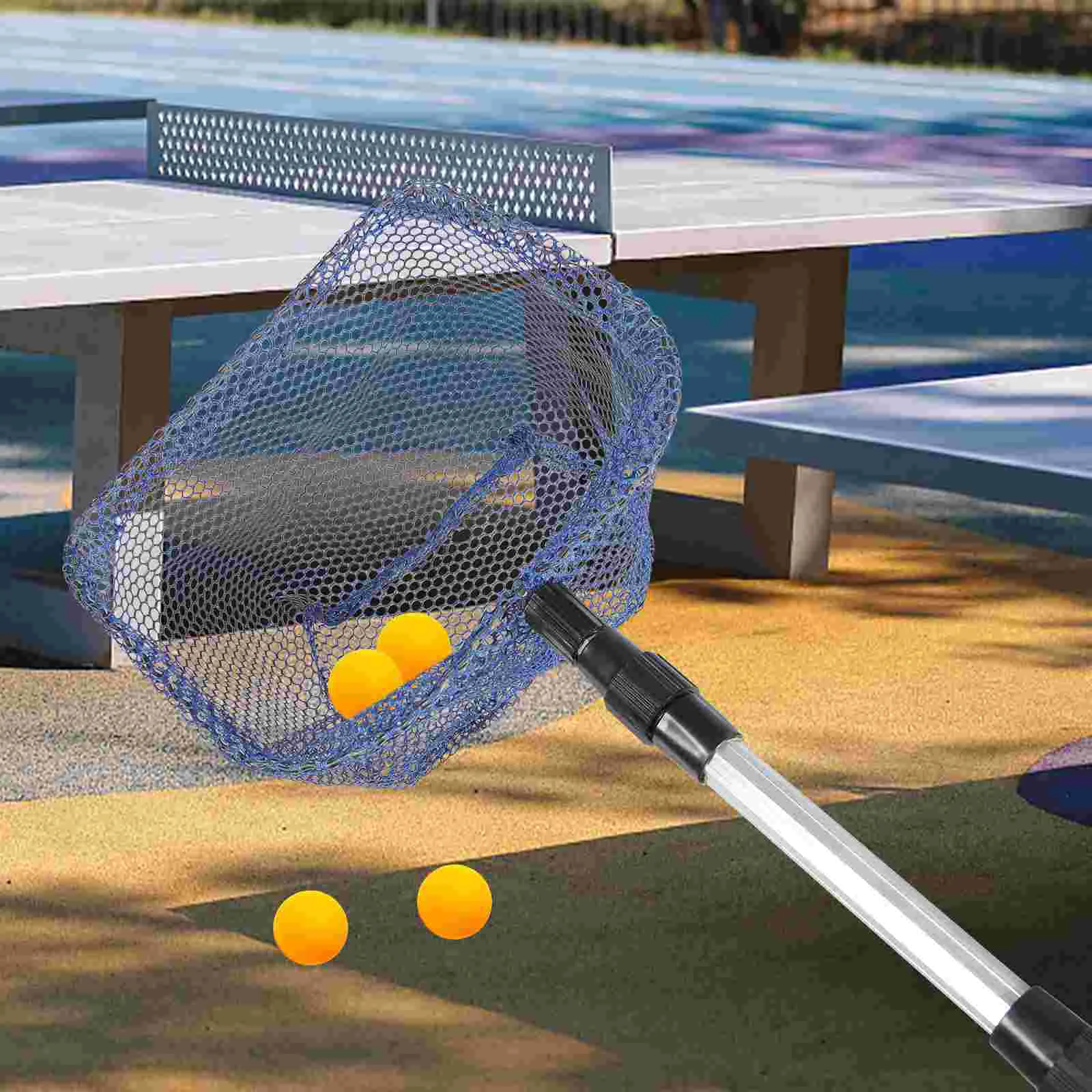 1 ramasseur de Tennis de Table Portable, collecteur à poignée télescopique, récipient métallique pour léger et réglable