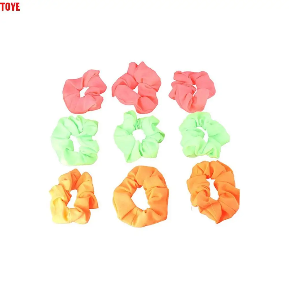 

Women Scrunch Neon Colour Hair Accessories Hair Ties Hair Rope Headwear