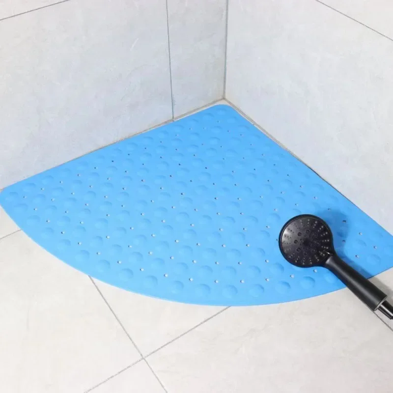 Washable Corner Shower Carpet Non-Slip Bathroom Corner Mats 3 Size Shower Shower Mat  Bathroom Rug Bathroom Mat Set