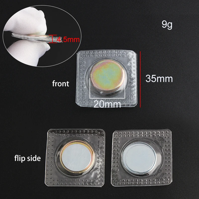 Pression Aimantée Pour Sac 20 Paires De Boutons Magnétiques à Coudre Invisibles - Aimant Fort 15mm - PVC Argenté Pour Vêtements & Sacs