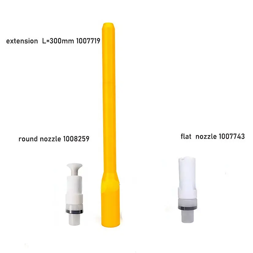

300mm Extension Rod With 2pcs Nozzle For Gema03 Electrostatic Powde Spray Gun