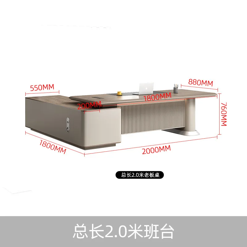 

Стол руководителя, простой современный стол для президента, офисная мебель, стол в стиле лёгкой роскоши