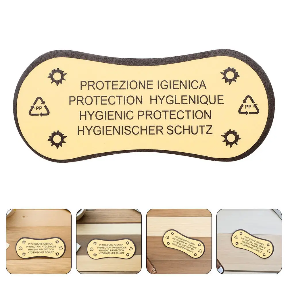 

50 шт. наклеек-этикеток для купальников, гигиенические вкладыши, защитные клейкие наклейки для нижнего белья, для примерки, маленькие