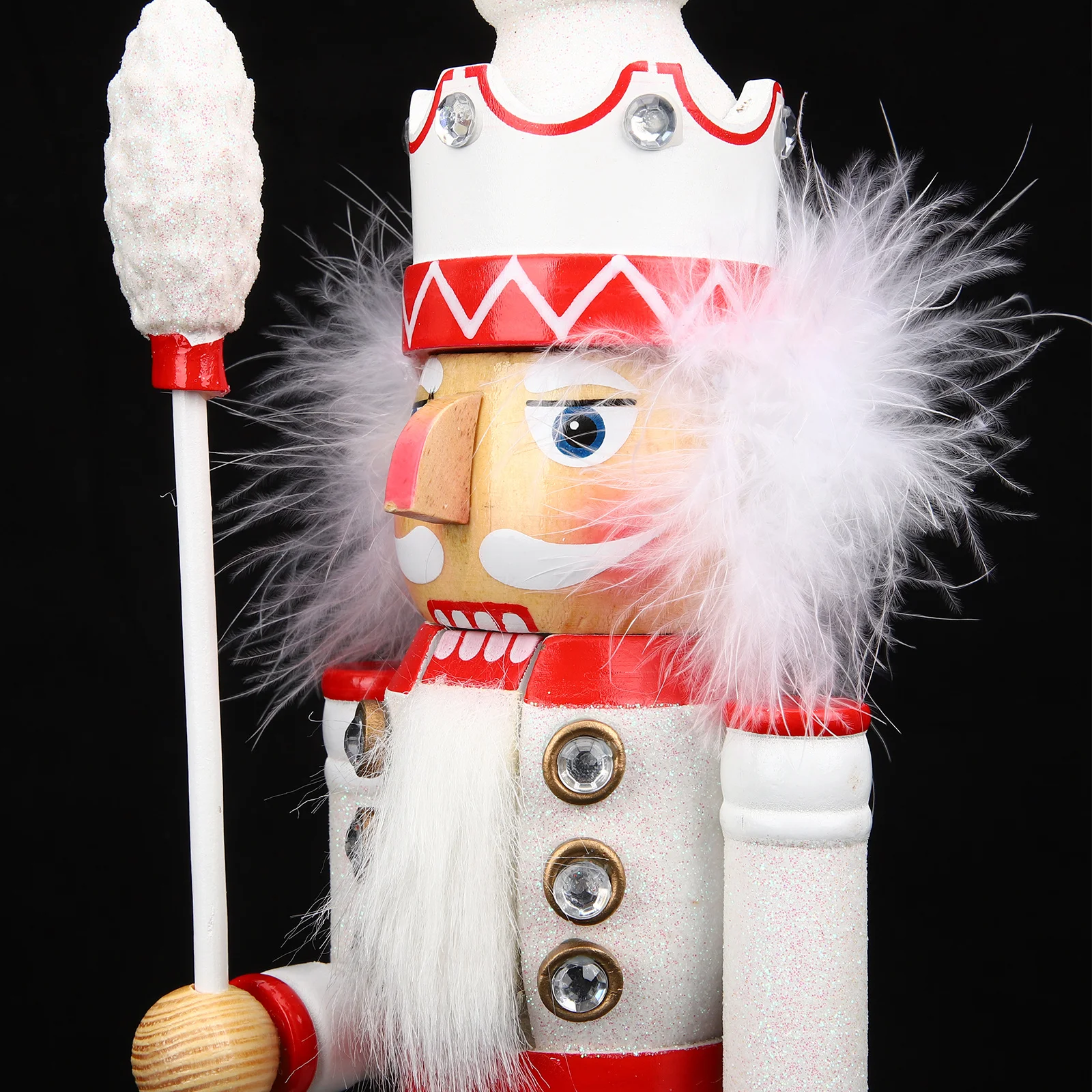 

Wooden Nutcracker Christmas Soldier Decoration Traditional Nutcracker Puppet Xmas Table Ornament Desktop Xmas Decor