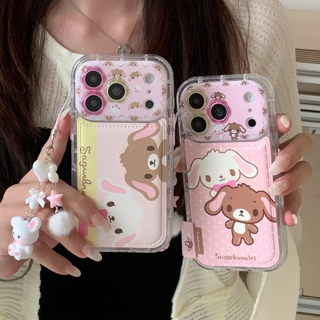 

Sugarbunnies Lovely Personality Niche ins Polka dot Phone Case For iPhone 17 16 15 14 13 Pro Max Camera Lens Protection Cover﻿﻿