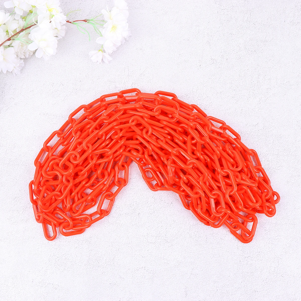 Plastic Crowd Site Barrier Chain Control Industrial Use Bright Traffic Barrier