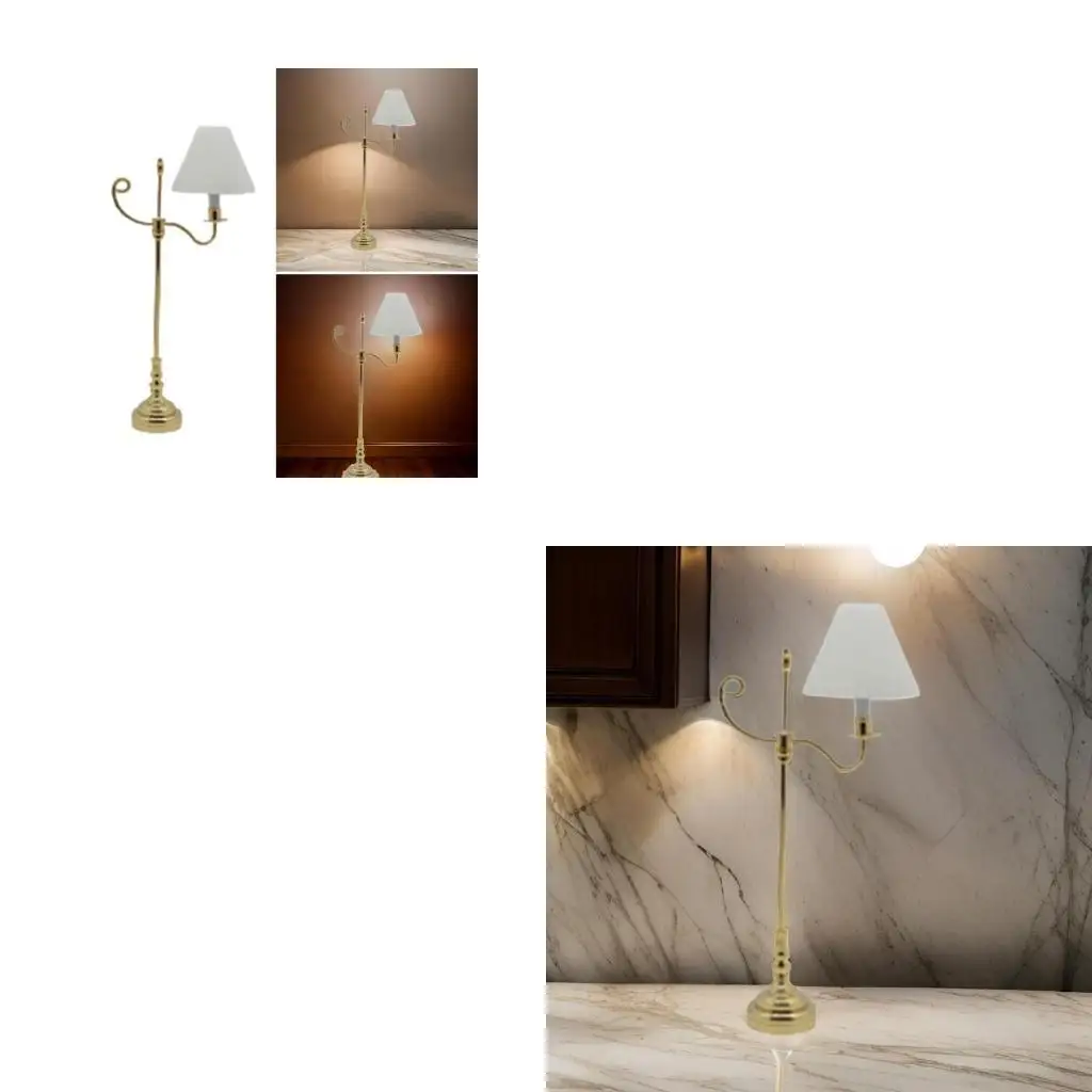 

76HF Реалистичная модель лампы для кукол спальня гостиная