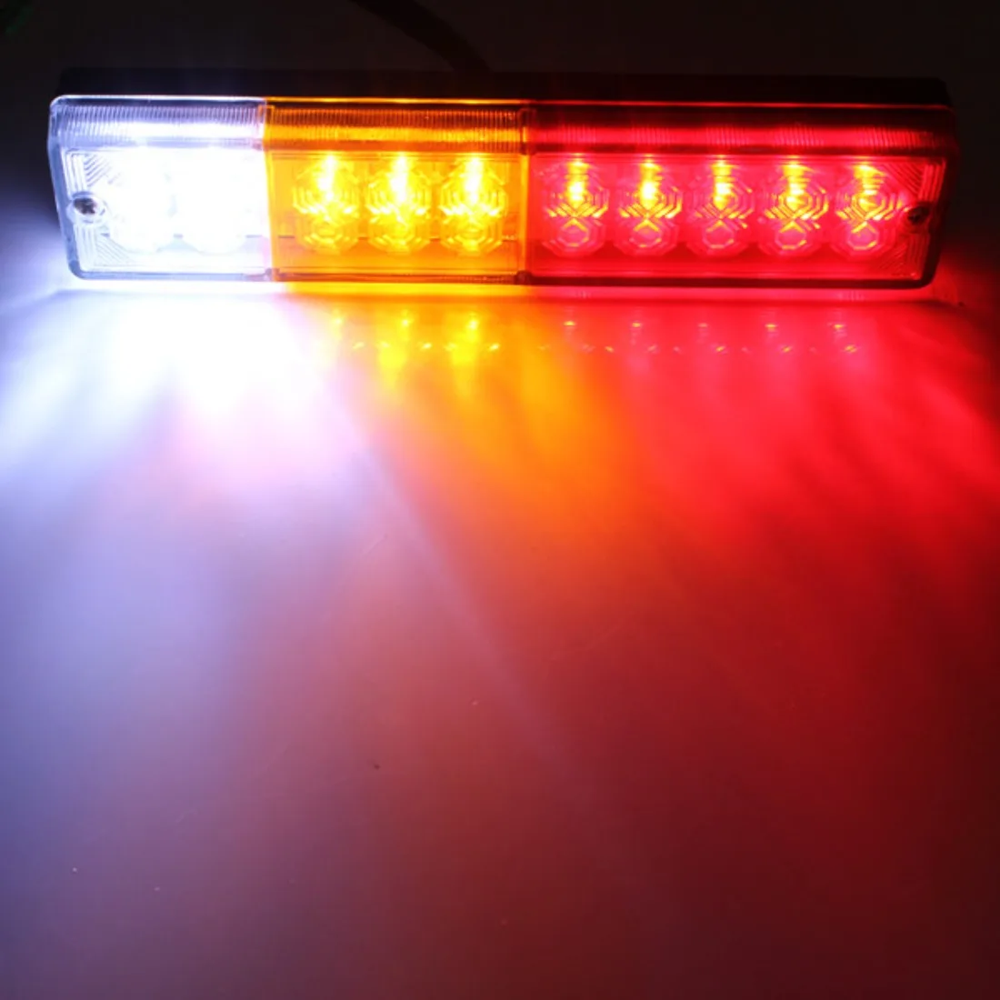 2Pcs 12V  Waterproof LED Tail Light for Truck Caravans Campers Boat ATV Trailer Stop Warning Lamp Car Brake Rear Light