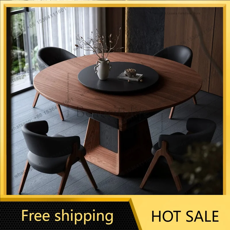 Nordic Solid Wood Mahjong Table Dual-purpose Dining Table Automatic Shuffling Mahjong Table Home Furniture