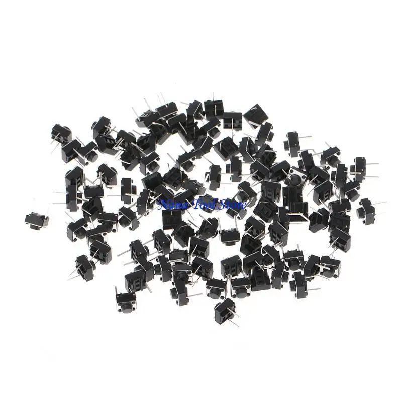 31GJ 100 Pcs 6x6x5mm 2 Pin Micro Momentary Push Button Switch