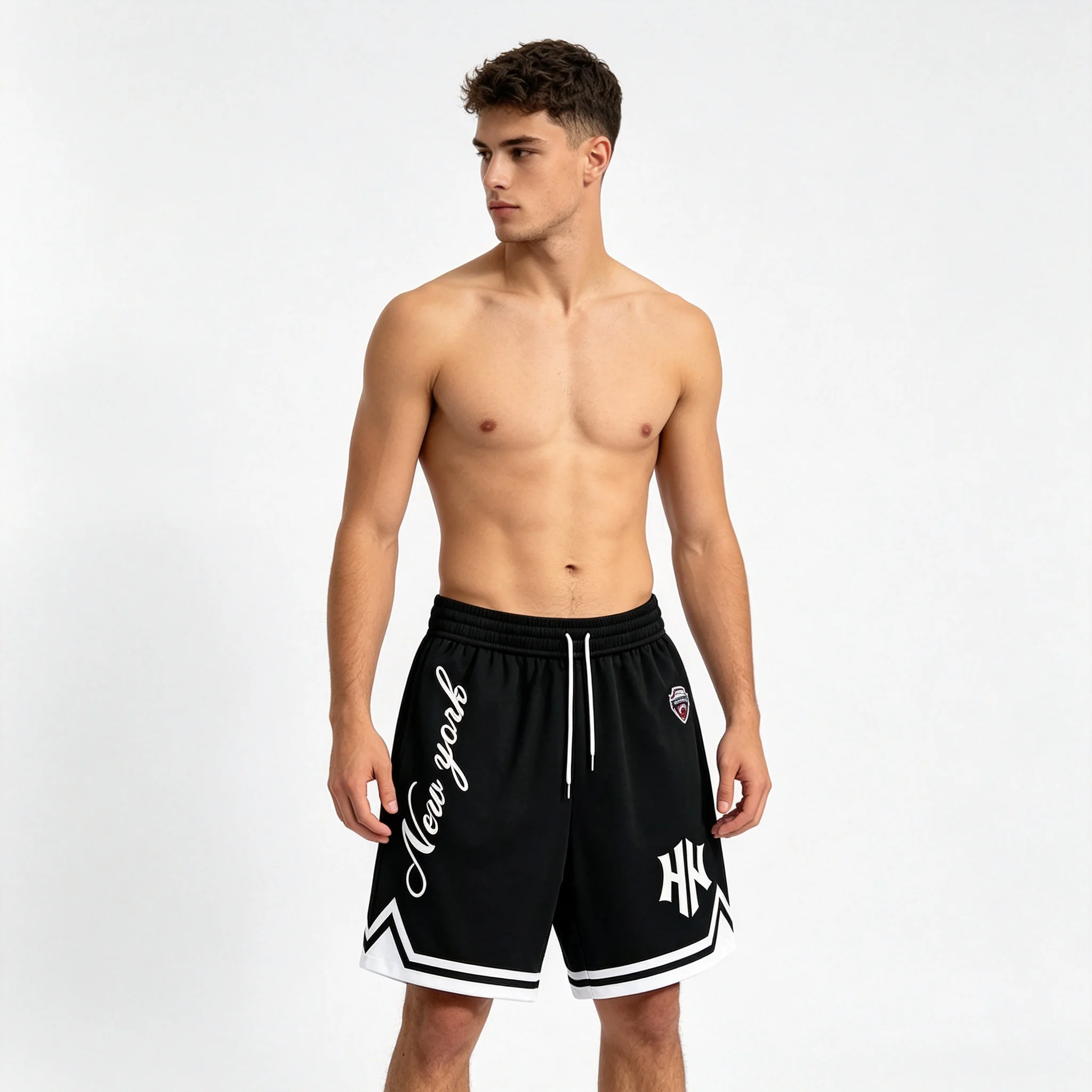New York Graphic Print Basketball Shorts Casual Sports Shorts for Gym Streetwear Summer Daily Life Outings Travel Soccer Moto