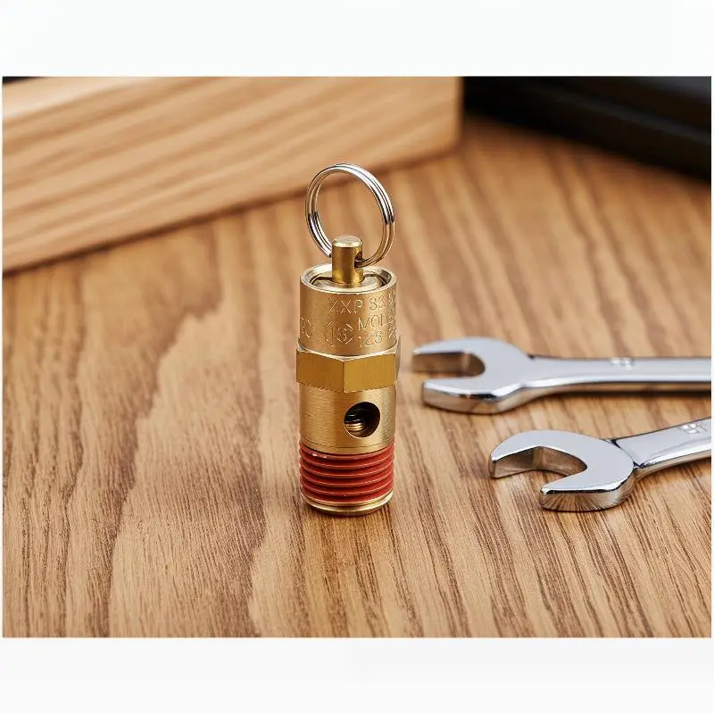 1/4 Inch Male NPT Air Compressor Pressure Safety Valve Threaded Inlet Rapid Release for Mechanical Maintenance