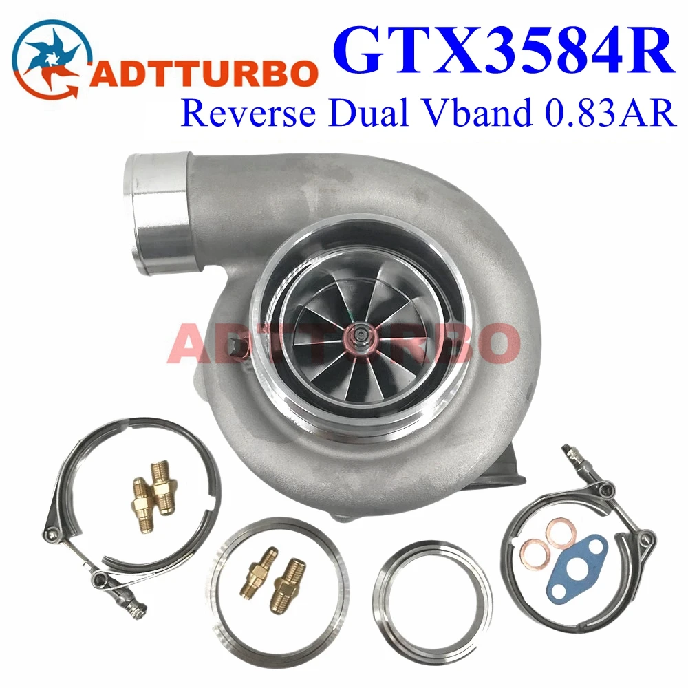 

GTX3584RS GTX3584R Reverse Turbo Charger Performance Turbo For Garrett 550-1000HP 2.0L-5.5L 0.83AR Dual Vband 86098-5001S