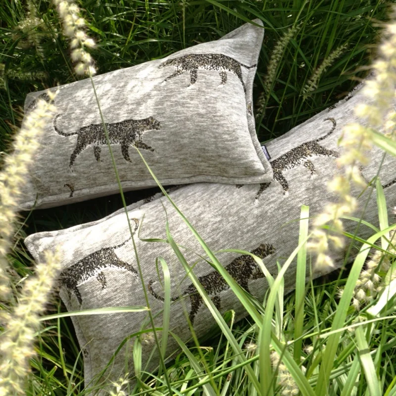 Leopard Pillows Luxury Gray Jacquard Cushion Case 30x70 Long Decorative Pillow Cover For Sofa Chair Home Decorations