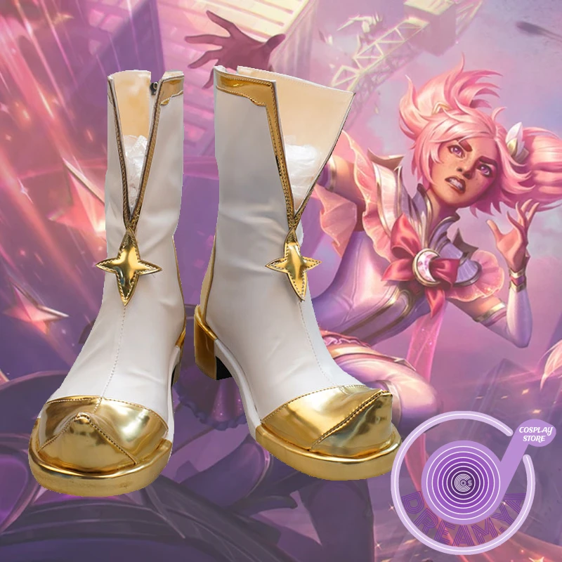 

Taliyah The Stoneweaver Cosplay Shoes Star Guardian Custom Made Shoes Halloween Party Carnival Cosplay Prop Role Play Accessory