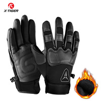 X-TIGER Warm Cycling Gloves Fingertip Touch Screen Non Slip Wear Resistant Bicycle Motocross gloves Winter Windproof Ski Gloves