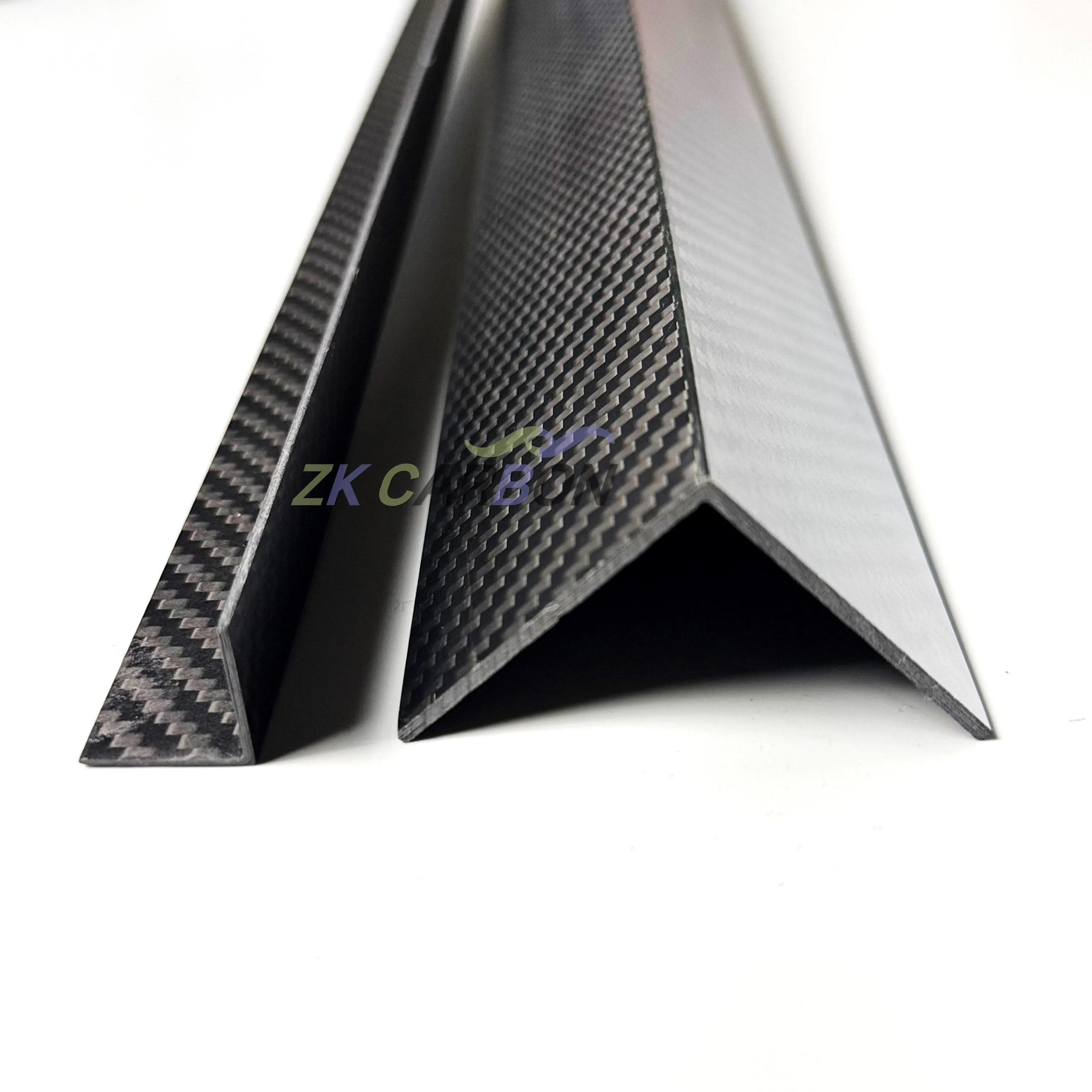 2Pcs/lot 500mm Carbon Fiber Angle Beam for Composite Tubular Structure Reinforcement 3K High Hardness Composite Material
