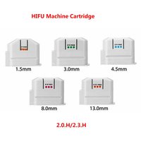 2D HIFU Mahcine Cartridge 1.5/ 3.0/ 4.5mm for Face & 8.0/ 13.0mm for Body 10000 Shots Exchangeable HIFU Transducer 2.0.H/ 2.3H