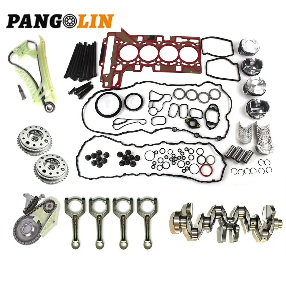 

N20 N20B20 Engine Overhaul Rebuild Kit Crankshaft Camshaft Conrods CR 10:1 Piston Gasket Timing Kit For BMW X3 X4 228i 428i 2.0T