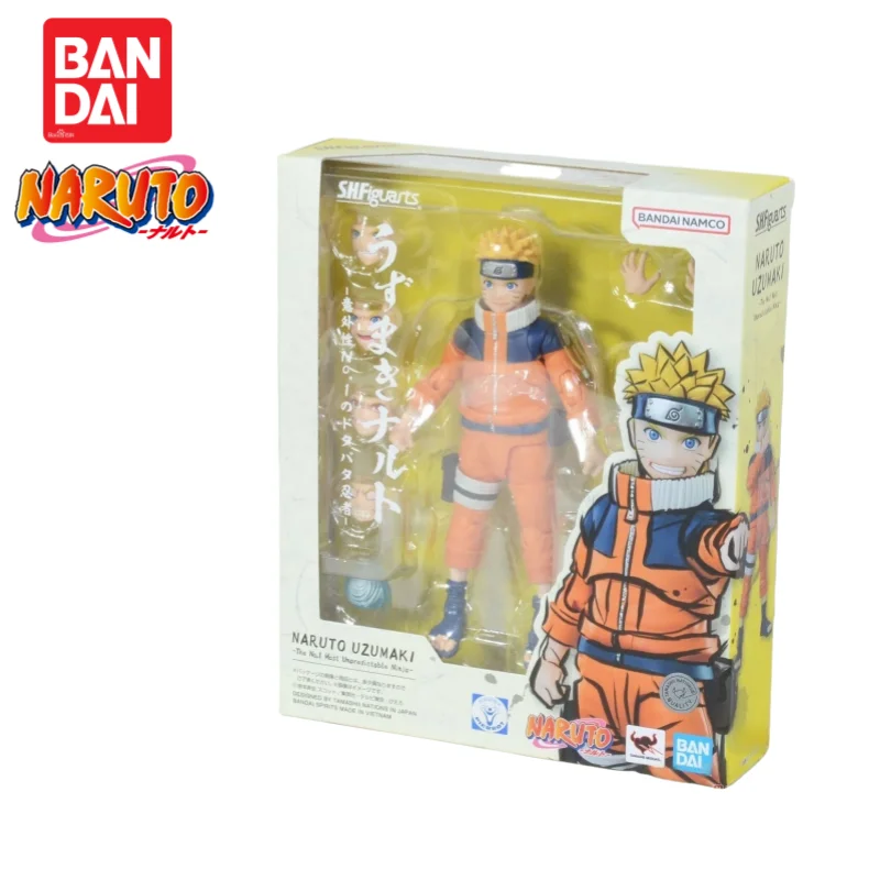 

In Stock Original Bandai Naruto S H Figuarts Uzumaki Naruto Anime Merchandise Action Figure Figurine Model Ornaments 100%genuine