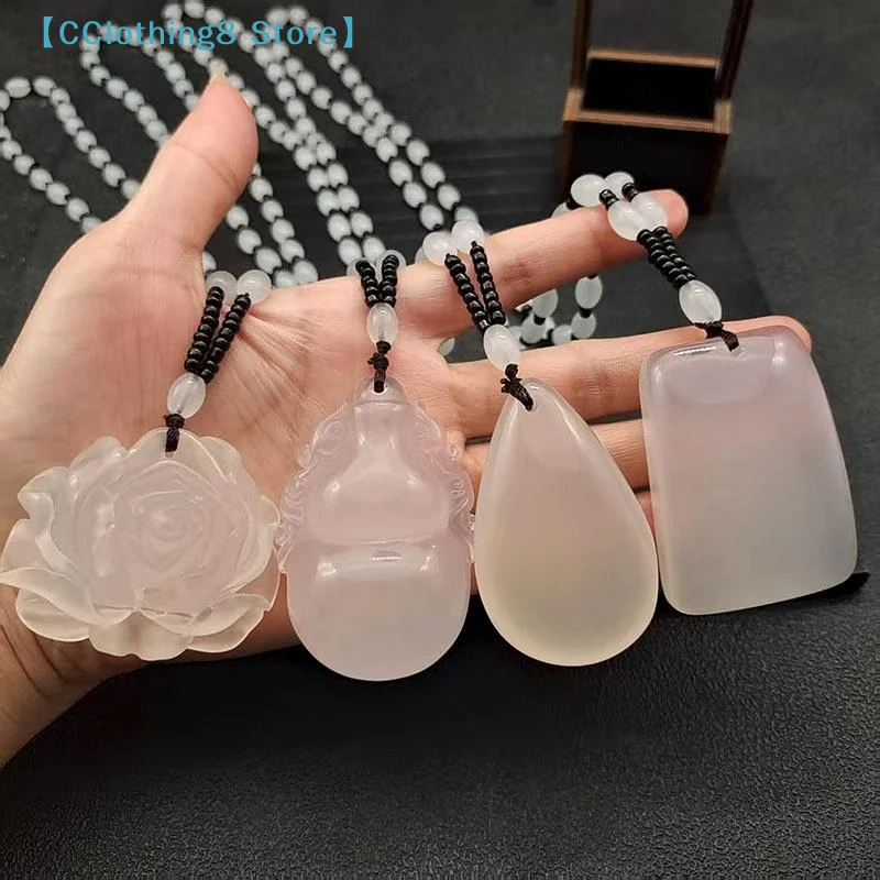 1Pcs Sunlight UV Color Change Necklace Water Drop Pendent Necklace Women Lucky Long Pendant Sweater Chain Ornaments【AliS8】