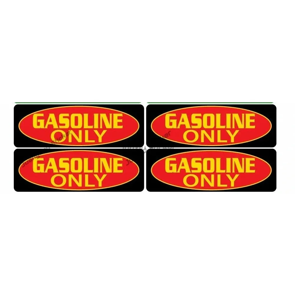 

Diesel Fuel Only Gas Fuel Only Sticker Decal Set Gasolin Diesel Label for Truck Fuel Tank Cap Novelty JDM Creative Refit Decal