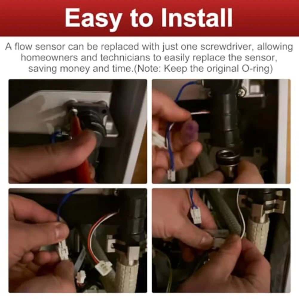 Water Heater Flow Sensor And Flow Switch For Navien NPE-A Series Water Heaters For Accurately Detecting Water Flow