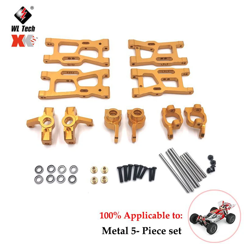 144001 scatola ingranaggi in metallo Shell differenziale alloggiamento cambio per Wltoys 144001 144002 144010 124016 124019 aggiornamenti parti