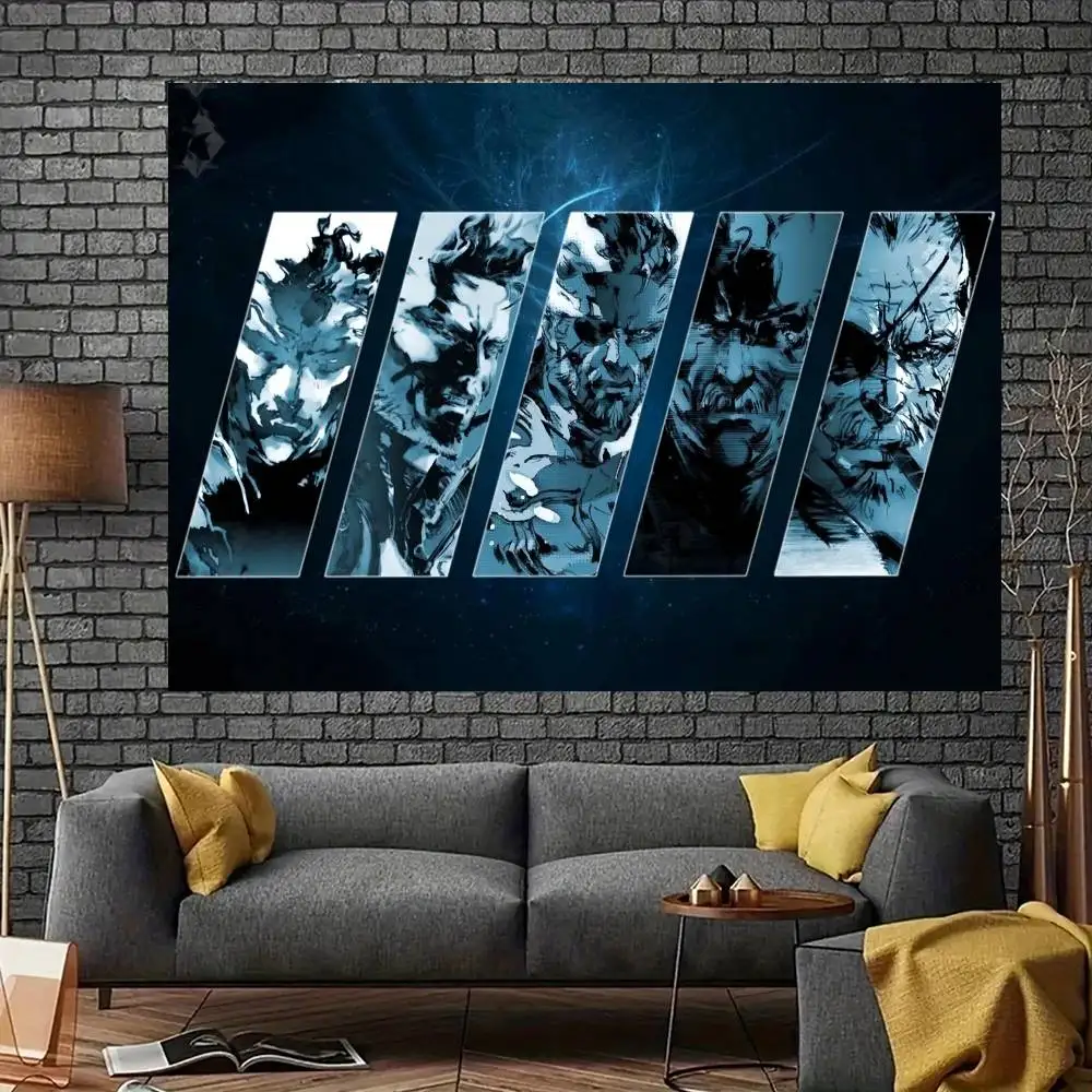 Metal Gear Solid Klassischer Videospiel-Fotografie-Hintergrund, anpassbar, Dekoration für Happy-Birthday-Partys, Kinderhintergrund, Geschenke