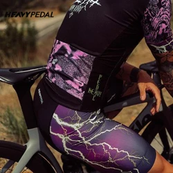 Heavypedal Cycling Bibs Shorts Mountain Bike Breathable Mens 16D Gel Padded Ropa Ciclismo Bicycle Pants Wear