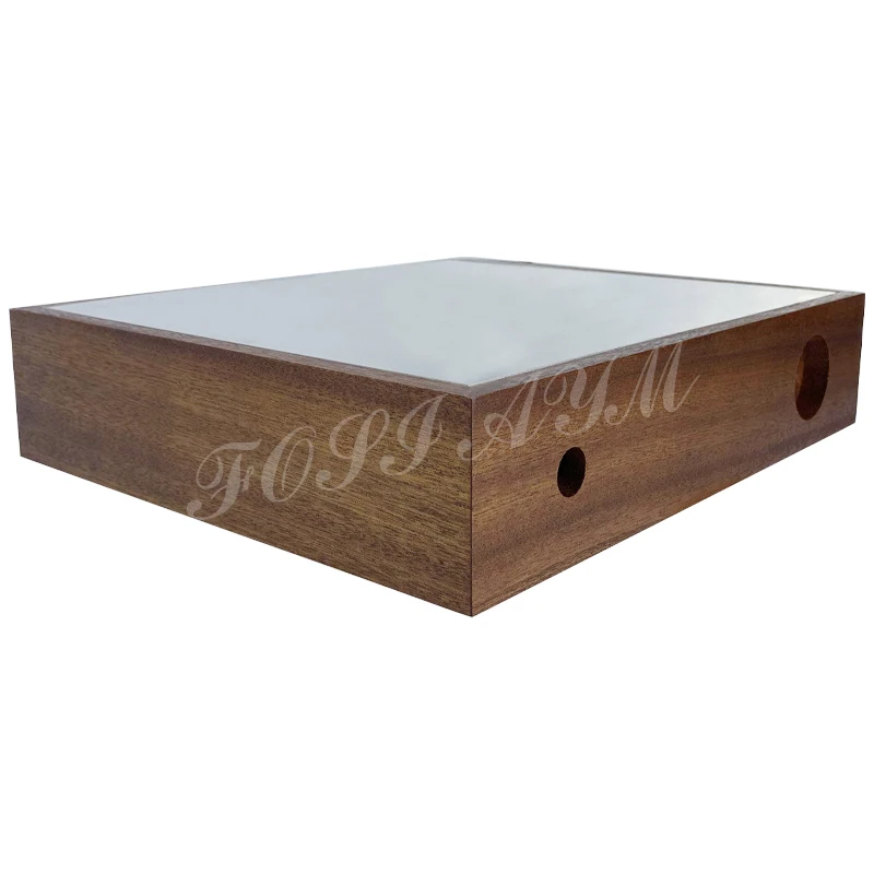 300*60*250mm FOSI AYM Sapele Wood Frame Amplifier Case Solid Wood Preamplifier Case Vacuum Tube Amplifier Chassis Shell DIY Box