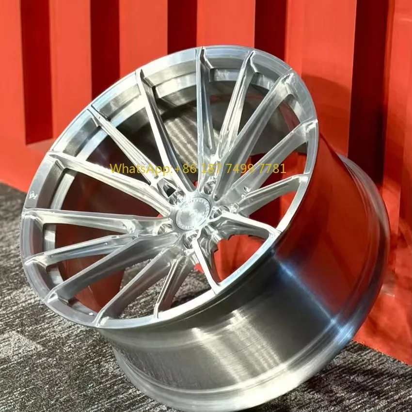 

Brushed Silver 18-21'' Forged Alloy Wheel Rims Concave Design 5-Hole Passenger Car Wheels New Fit for for for