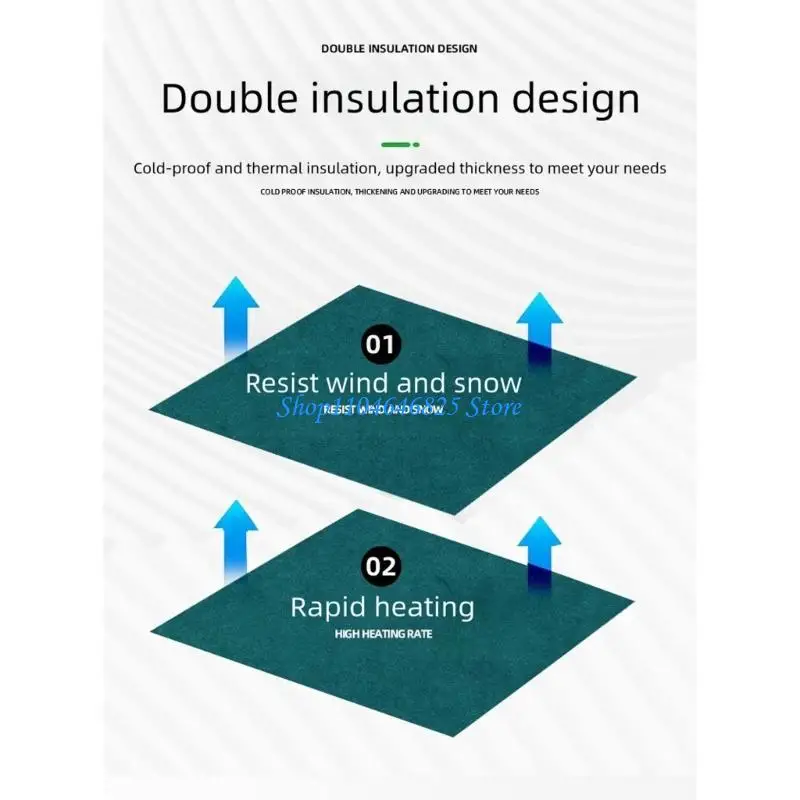 

Шнур на молнии с изоляцией от холода защищает прочный нетканый материал для кустов и кустов 120x180 см