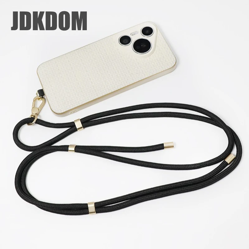 JDKDOM الهاتف المحمول الحبل 85 سنتيمتر Crossbody قابل للتعديل طول الحبل مكافحة فقدان حبل سلسلة الهاتف المحمول