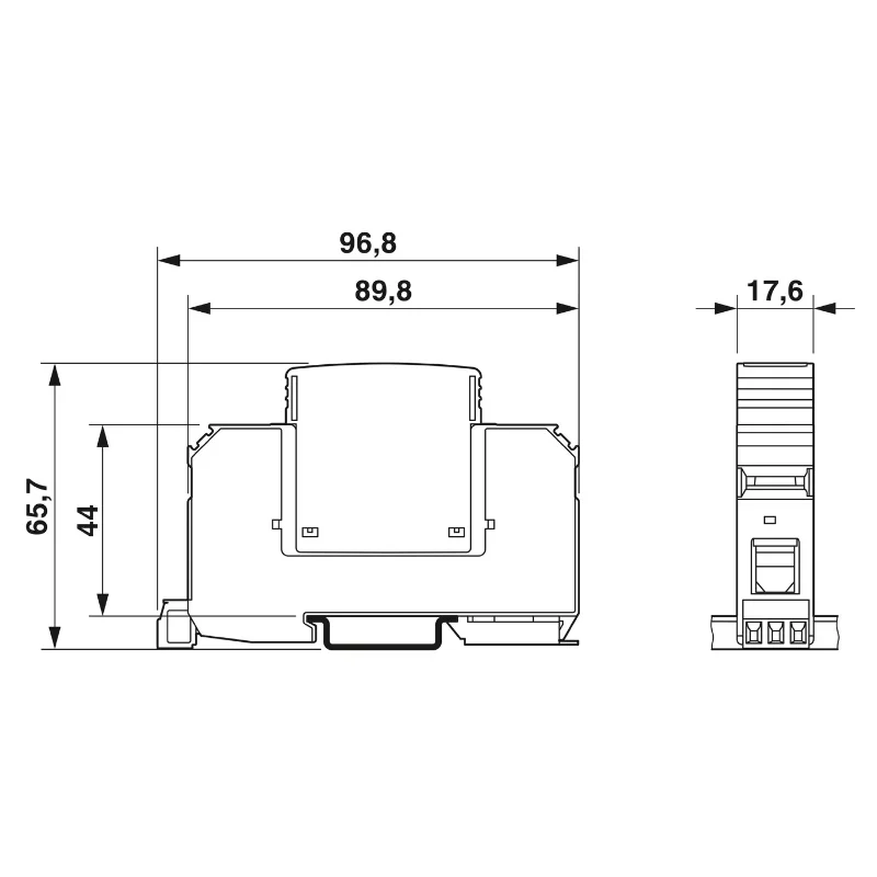 لـ 2868033 VAL-MS 60/FM Phoenix Contact Type 2 عرام الحامي