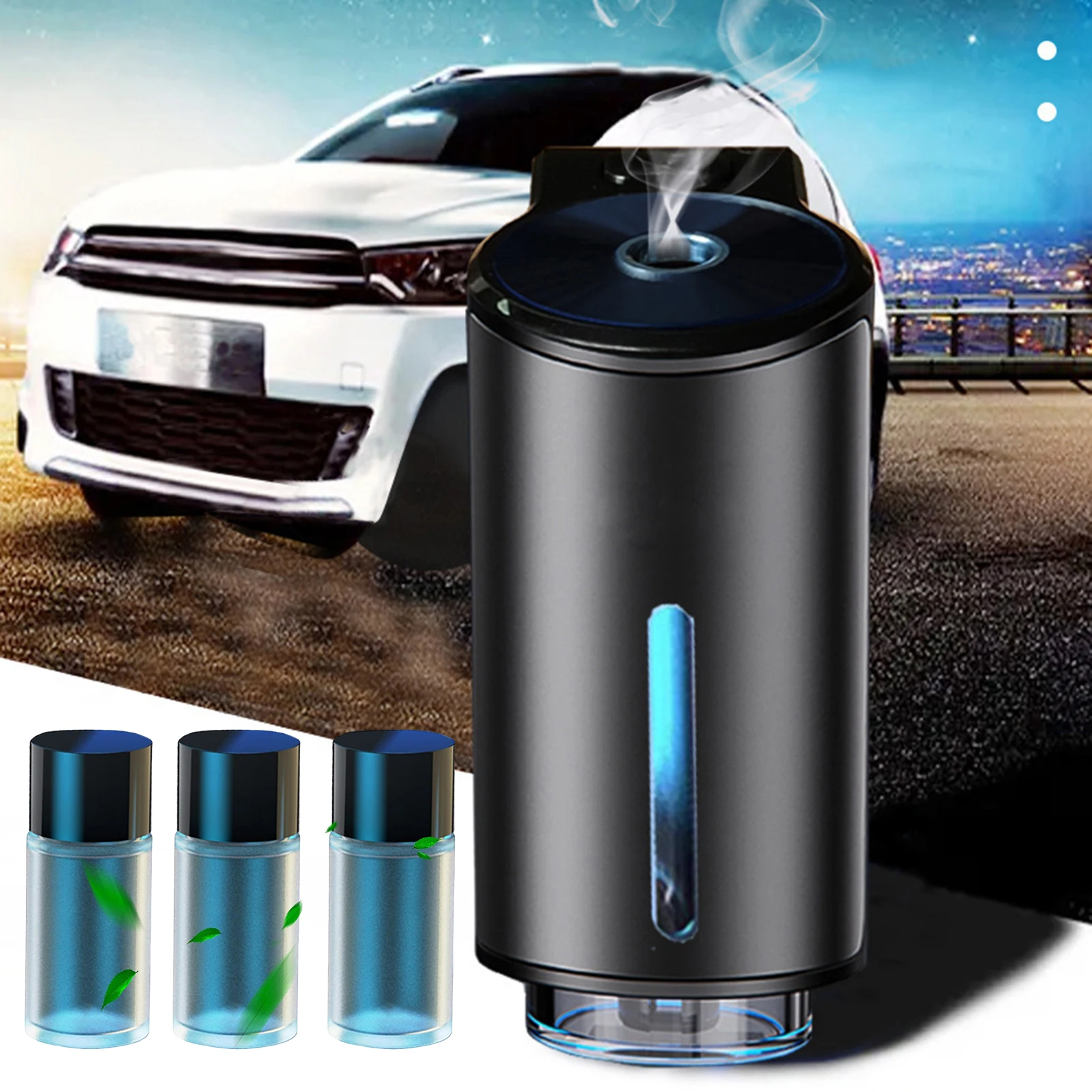 

Smart Car Air Freshener Diffuser Adjustable Three Kinds of Fragrance Duration for Interior Decoration Accessories