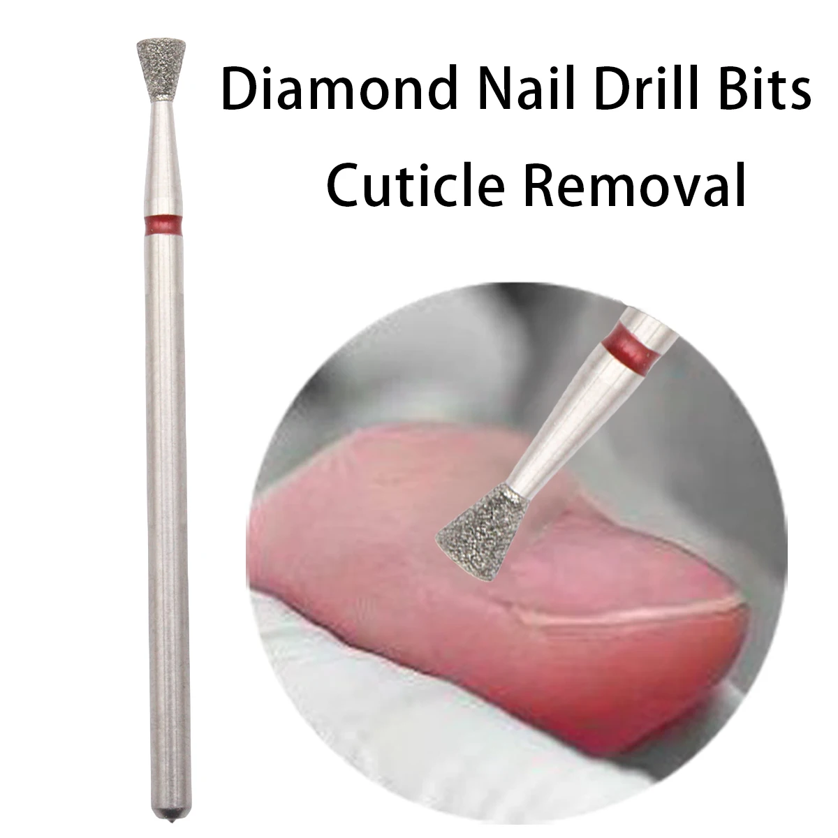 1PCS Electric Nail Drill Bits Diamond Milling Cutters Manicure Gel Polish Remover Cutter Cuticle Drill Bit Nail Art Tools