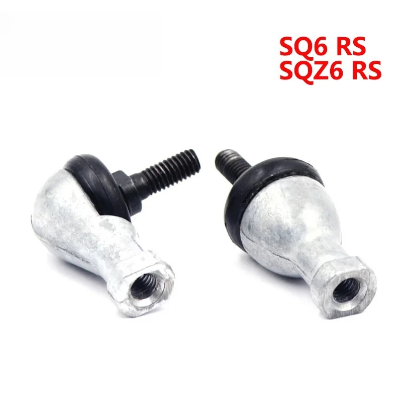 4 قطعة شريط منحني الكرة رئيس قضيب نهاية مفصلية تحمل العالمي المشترك الكرة رئيس مستقيم بار SQ6RS ، SQ26RSS06-RS 6 مللي متر كرة واحدة #2