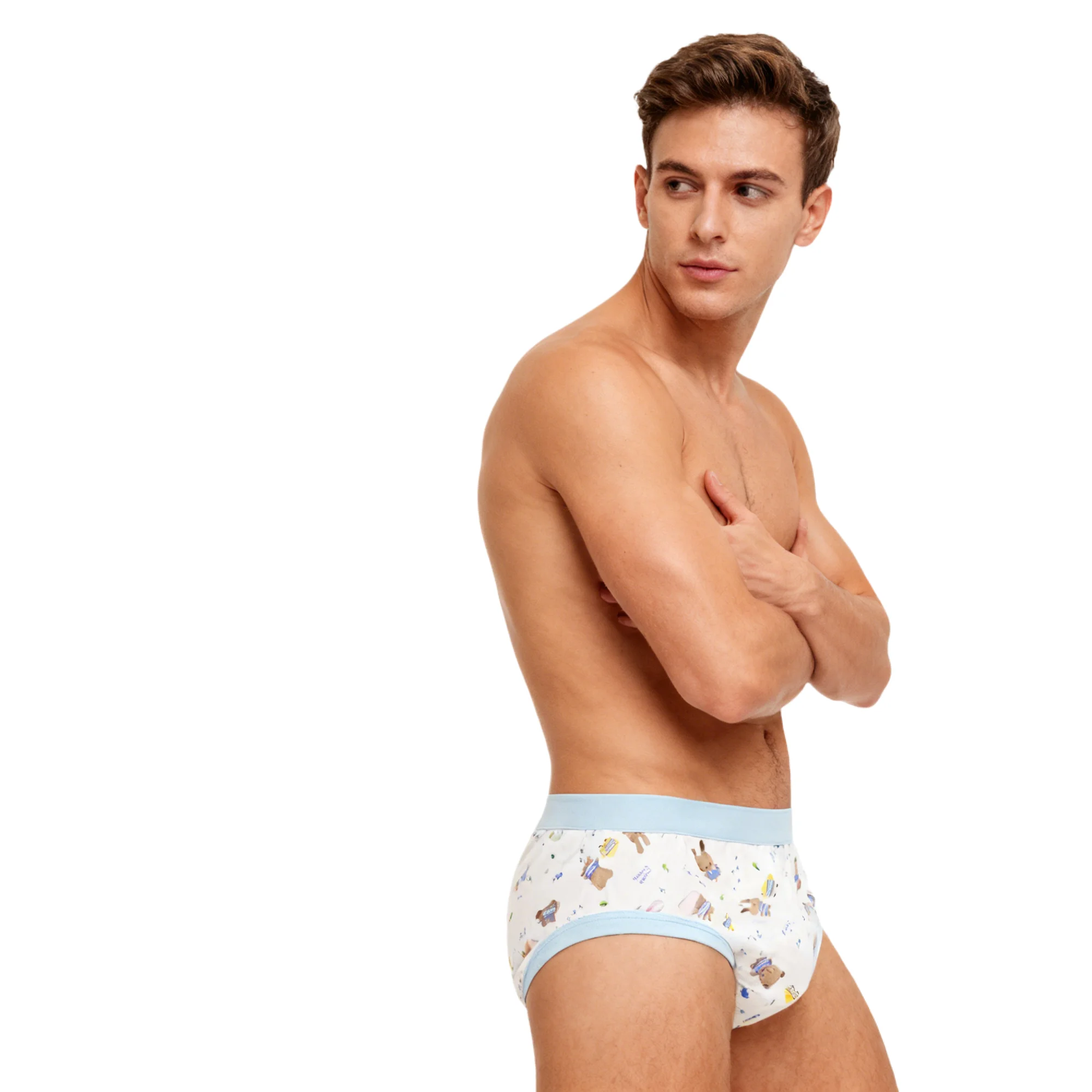 Men's Teddy amigo cueca, breve