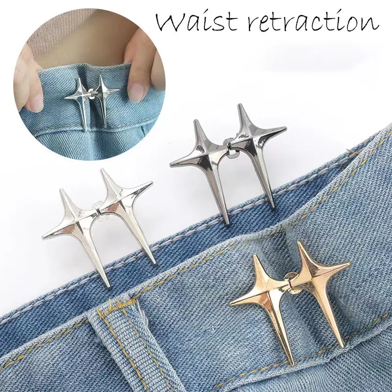 Lightning Waist Buckle Adjustment Waist Circumference Changed to Small Pin Fixed Buckle