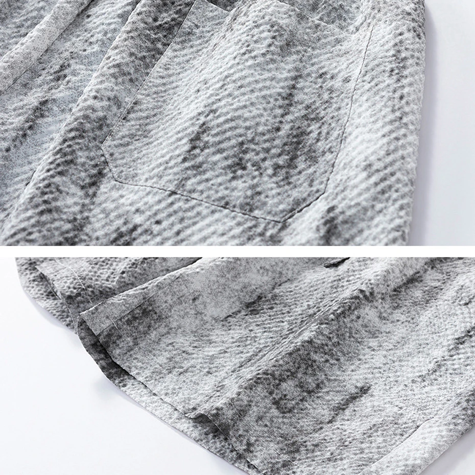 Summer Tie Dye Shorts Men Fashion Casual Hawaiian Beach Shorts Summer Short Pants Male Stretch Waist Bottom