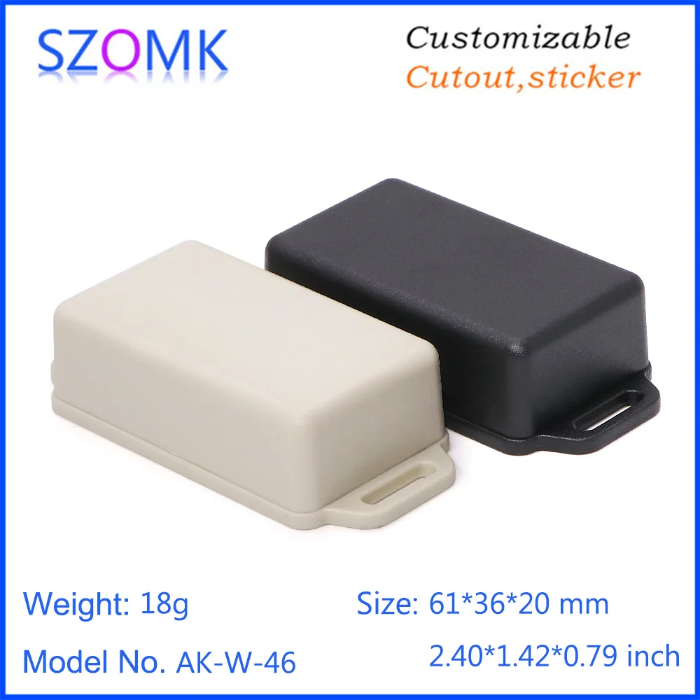 SZOMK Wall mount Plastic enclosure (1Pcs) 61*36*20mm small plastic box distribution box plastic box electronics